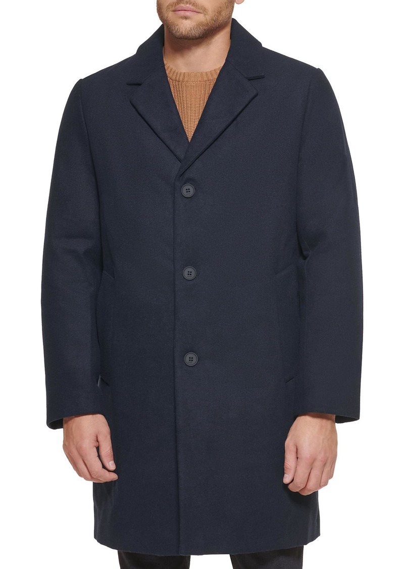 DKNY Men's Wool Blend Coat