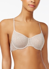 Dkny Modern Lace Sheer Demi Bra DK4019 - Champagne