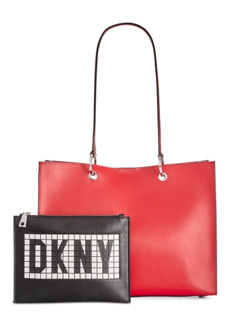 dkny logo tote