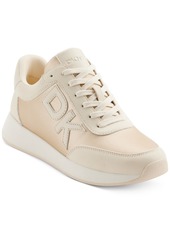 Dkny Oaks Logo Applique Athletic Lace Up Sneakers, Created for Macy's - Bone