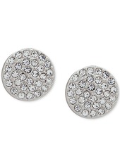 Dkny Pave Disc Stud Earrings, Created for Macy's