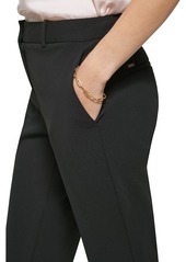 Dkny Petite Slim Pants, Created for Macy's - Black