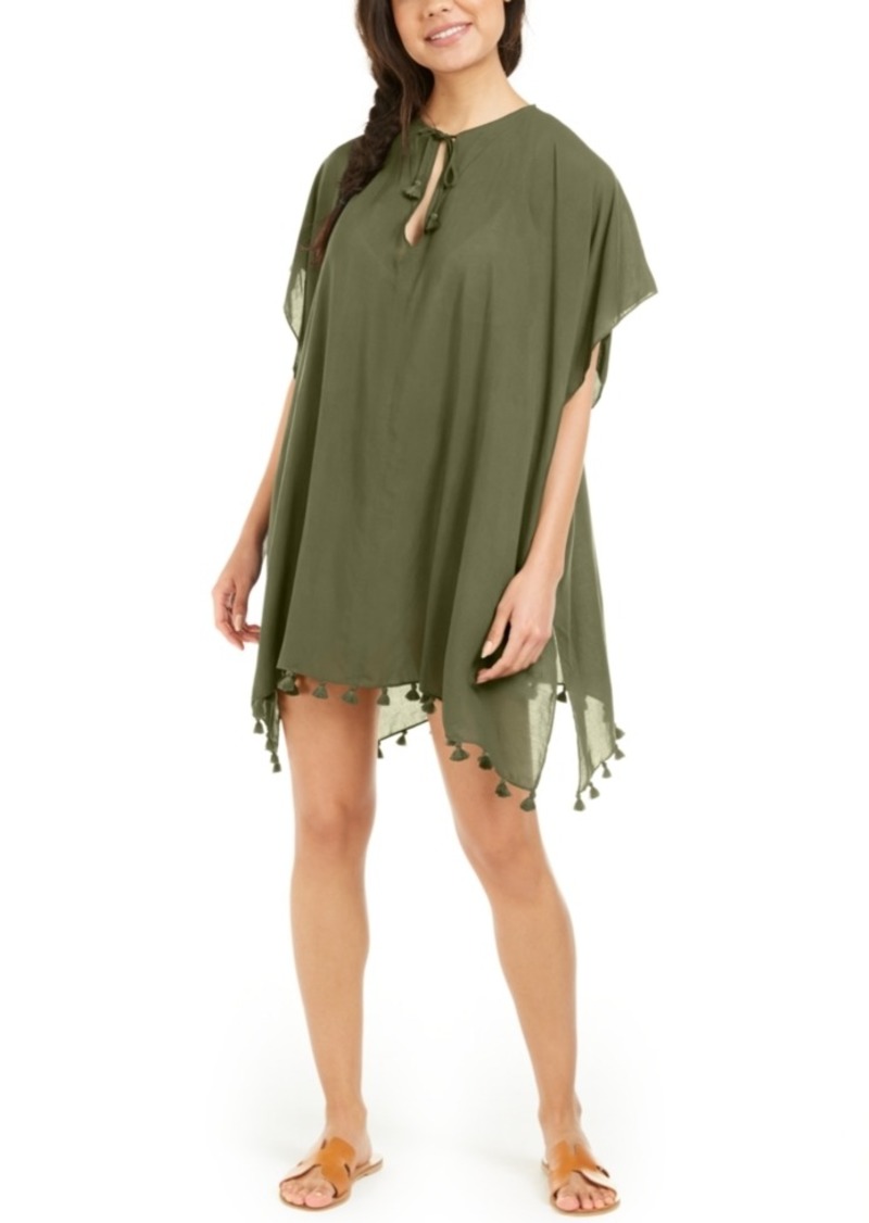 pom pom swim cover up