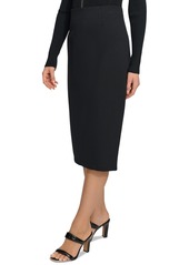 Dkny Pull-On Pencil Skirt - Black