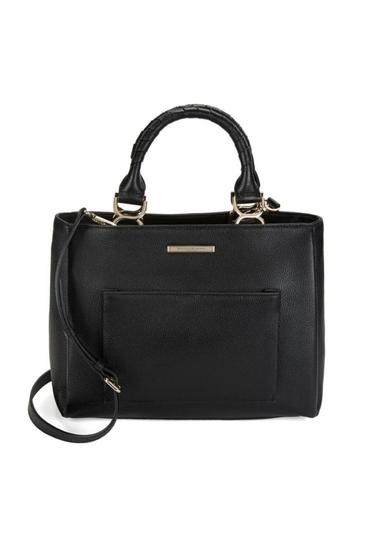 DKNY Donna Karan Scarlet Medium Leather Satchel Bag | Handbags