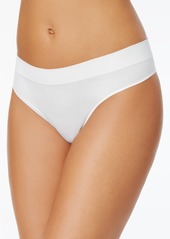 Dkny Seamless Litewear Thong Underwear DK5016 - Poplin White