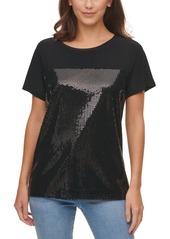 Dkny Sequin-Detail Top
