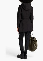 DKNY Sleepwear - Belted shell hooded raincoat - Black - S