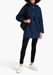 DKNY Sleepwear - Belted shell hooded raincoat - Blue - S