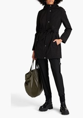 DKNY Sleepwear - Belted shell hooded raincoat - Black - S