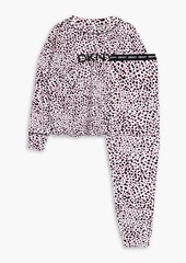 DKNY Sleepwear - Printed stretch-jersey pajama set - White - M