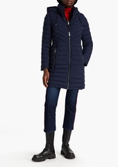 DKNY Sleepwear - Quilted shell hooded coat - Black - XS