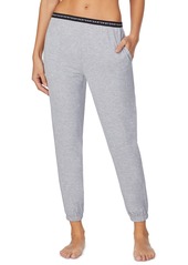 Dkny Sleepwear Cropped Knit Jogger Pajama Pants