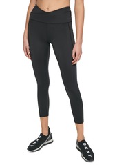 Dkny Sport Crossover Balance Compression Super Soft Leggings - Black