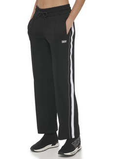 DKNY Women's Sport Casual Mid Rise Logo Joggers Sweatpants