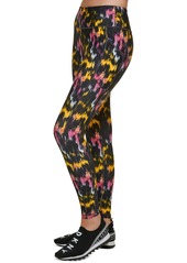 Dkny Sport Printed High-Waist 7/8 Leggings - Currant Light Trace