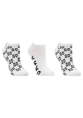 Dkny Sport Women's 3-Pk. Low-Cut Logo Socks