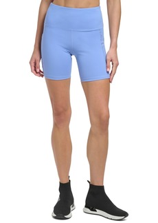 Dkny Sport Women's Balance Super High Rise Pull-On Bicycle Shorts - Persian Jewel
