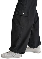 Dkny Sport Women's Cargo Bungee-Hem Pants - Black