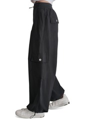 Dkny Sport Women's Cargo Bungee-Hem Pants - Black