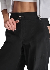 Dkny Sport Women's Cargo Bungee-Hem Pants - Black