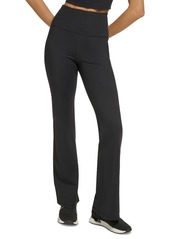 Dkny Sport Women's Performance Balance High-Rise Flared Pants - Black
