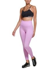 Dkny Sport Women's Performance Seamless Solid Leggings - Tulle