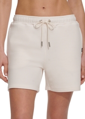 Dkny Sport Women's Tech Ottman Drawstring Shorts - Sand