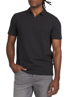 DKNY SPORTSWEAR Henry Stretch Cotton Polo in Black at Nordstrom Rack