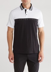 DKNY SPORTSWEAR Jermey Colorblock Polo in White at Nordstrom Rack