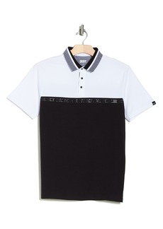 DKNY SPORTSWEAR Jermey Colorblock Polo in White at Nordstrom Rack