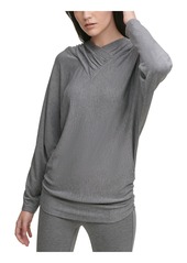 DKNY SPORTSWEAR Women's Missy Long Sleeve Pull Over Hoodie  XL