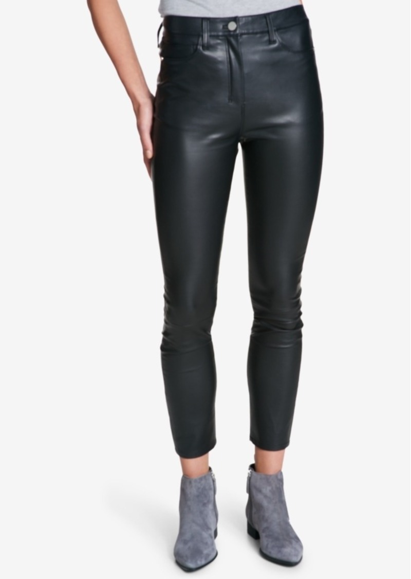 dkny leather pants