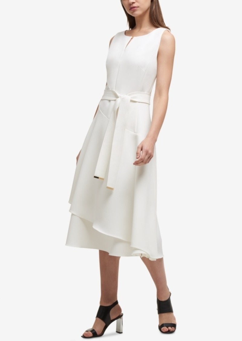 dkny white dress