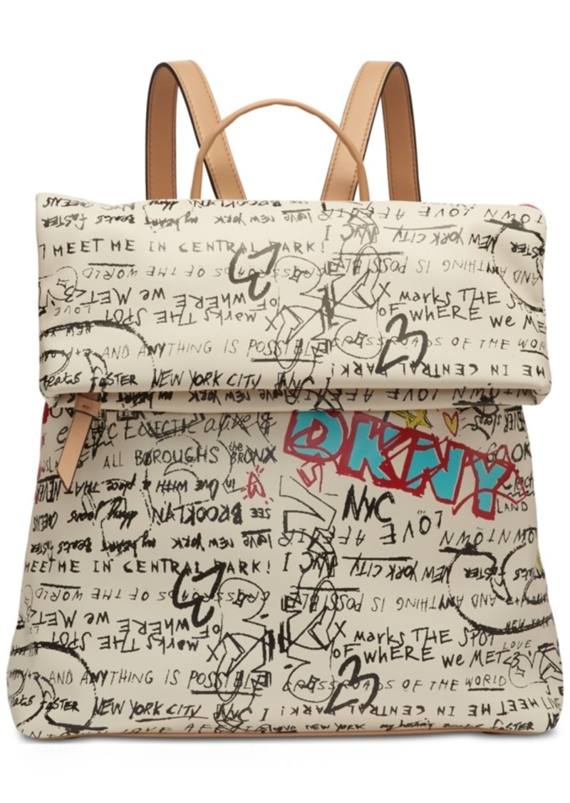 dkny tilly graffiti backpack