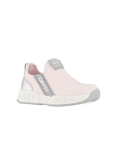 Dkny Toddler Girls Maddie Stripe Slip-On Padded Sneakers - Black, Pink