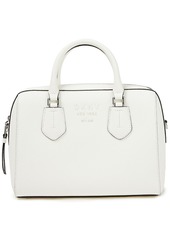 Dkny Woman Noho Pebbled-leather Tote White