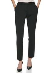 DKNY Women's Stretch Crepe Fixed Waist Skinny Pant