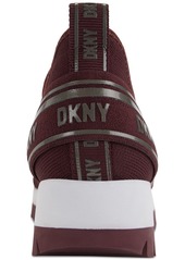 Dkny Women's Abbi Logo Slip-On Running Sneakers - Bordeaux