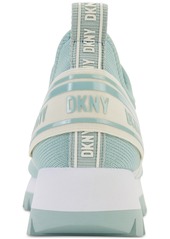 Dkny Women's Abbi Logo Slip-On Running Sneakers - Mushroom