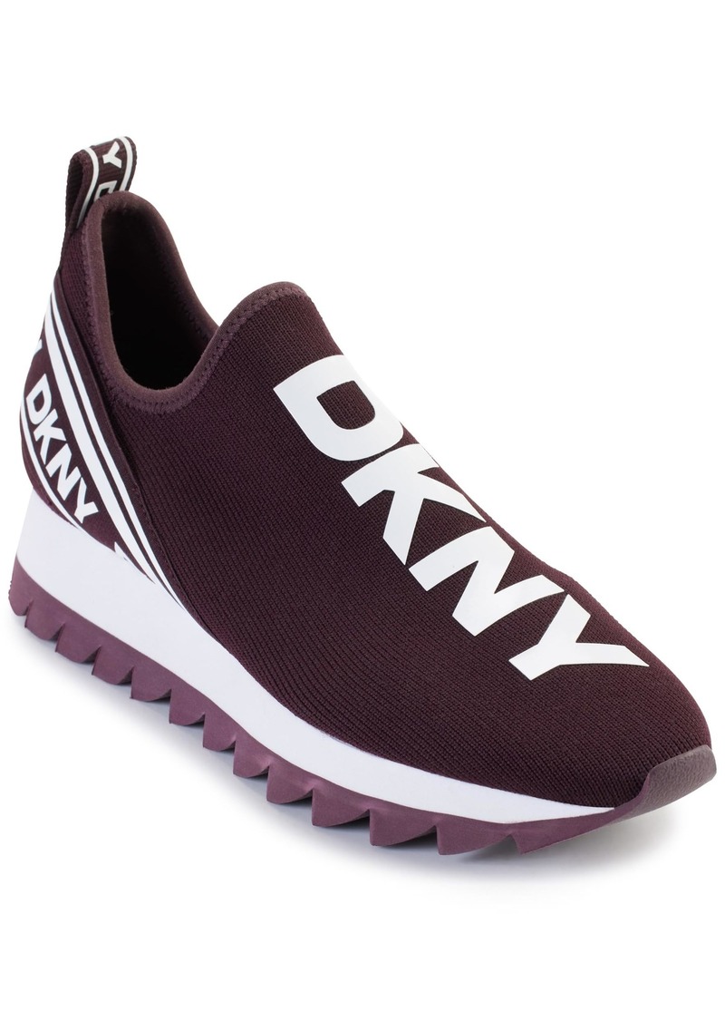 DKNY Women's Abbi Knit Slip on Sneaker