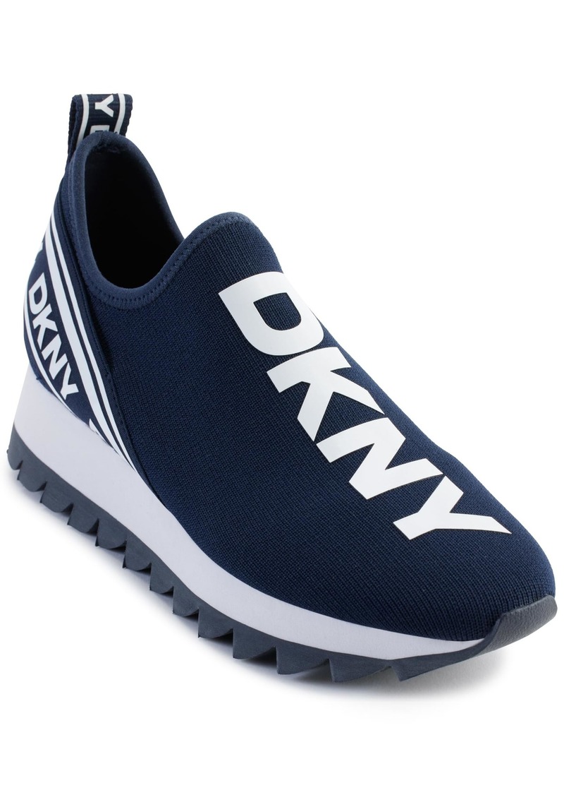 DKNY Women's Abbi Knit Slip on Sneaker