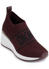 DKNY Women's Athletic Everyday Phebe-Slip On Wedge Sneaker