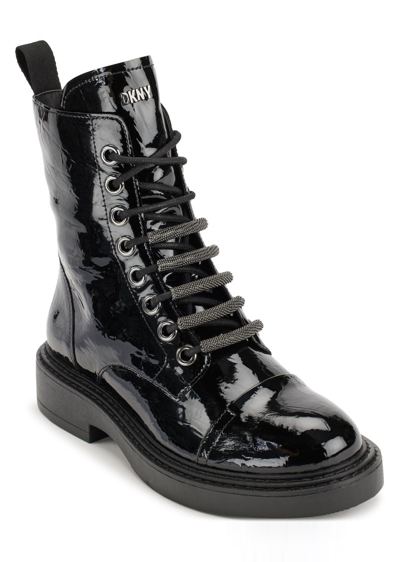 DKNY Women's Bootie Combat Boot