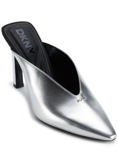 Dkny Women's Cadena Slip On Mule Pumps - Rose and Silver