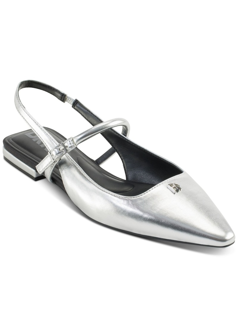 Dkny Women's Cairo Slingback Flats - Silver