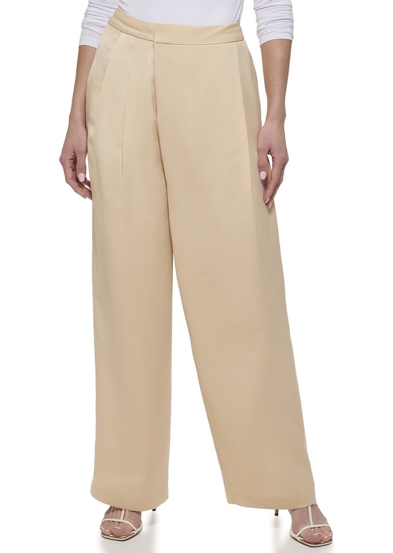 DKNY Women's Wide Leg Suit Pant