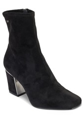 Dkny Women's Cavale Stretch Booties - Black Suede