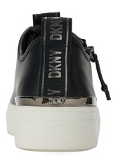 Dkny Women's Chaney Lace-Up Zipper Sneakers - Black