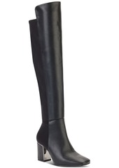 Dkny Women's Cilli Square-Toe Knee-High Dress Boots - Deep Vanilla